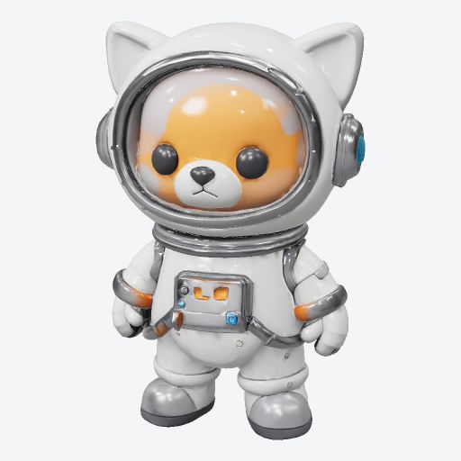 小熊猫宇航员 · Tripo3D H3.1